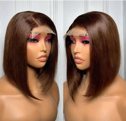 Full closure 💯 human hair bob